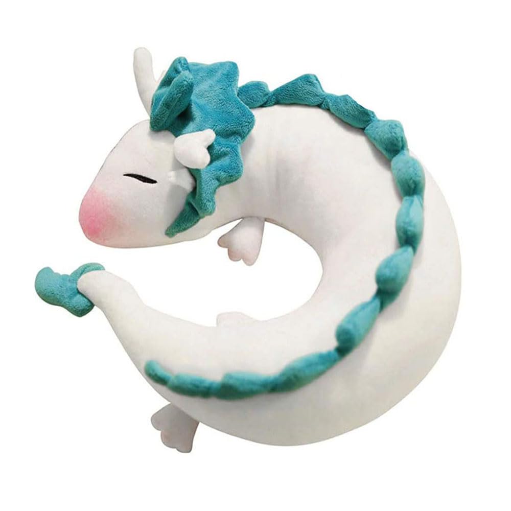 Amazon.com: AIHANCH Anime Neck Pillow White Dragon Plush Doll Toy